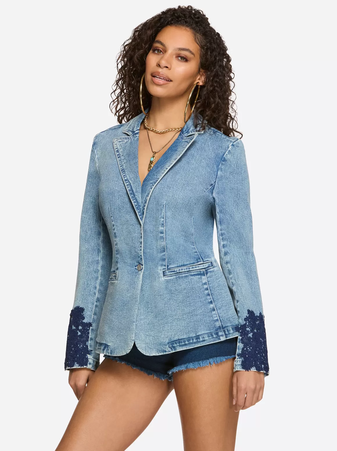Fitted Blazer In Reflection<Jessica Simpson Best Sale